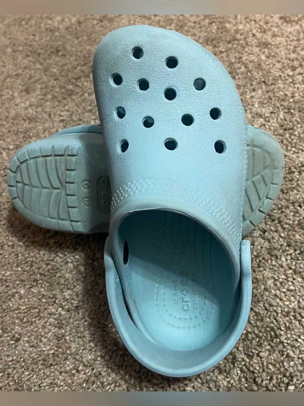 Classic crocs Child 12 unisex light blue